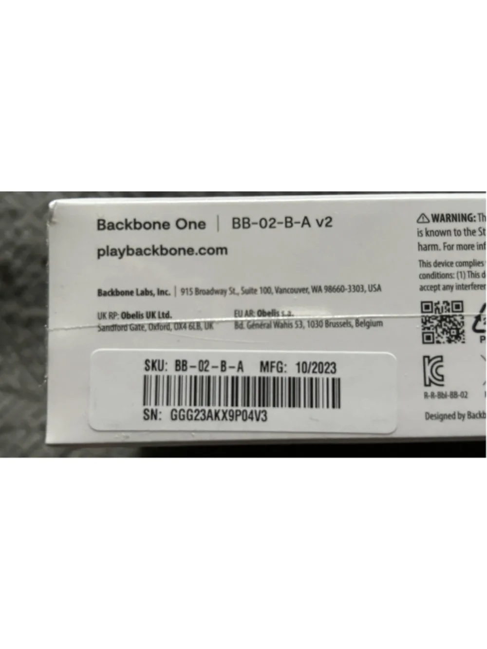 Backbone Mobile Gaming Controller for iPhone Black New in Box
